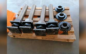 Вал, винтовые опоры, звездочки для лесоперерабатывающего завода, Республика Коми